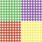 Classic Seamless Gingham Pattern Set