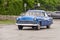 Classic sedan taking part in an Independence Day cruise