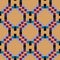 Classic shape seamless pattern caramel background print
