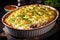 Classic shepherds pie. Delicious savory dish with minced meat and mashed potatoes