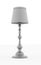 Classic silver vintage lamp rendered