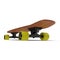 Classic Skateboard 3D Illustration On White Background Isolated