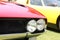 Classic sports car twin headlamps