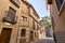 Classic street of the former Jewish quarter of the medieval city of Segovia, Spain