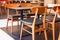 Classic style tables and chairs in cafeteria, Interior design, W