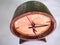 Classic table clock made of bamboo