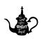 Classic teapot illustration