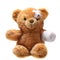 Classic teddy bear with bandages