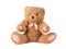 Classic teddy bear with pink bow