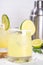 Classic tequila margarita cocktail