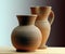 Classic terracotta vase