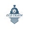 Classic train logo concept, Locomotive logo design vector template, Creative design, icon symbol