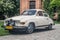 Classic veteran vintage old retro Swedish car Saab 96 parked