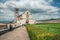 Classic view of famous Basilica of St. Francis of Assisi  in beautiful spring day