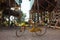 Classic vintage Bicycle in Cambodian Floating Village near Tonle Sap Lake