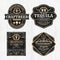 Classic vintage frame for whisky labels and antique product
