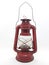 Classic Vintage Old Camp Kerosene Lantern in White Isolated Background 02