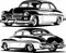 Classic vintage retro american legendary car Ford Mercury