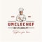 Classic Vintage retro Chefs for Restaurant Cafe Bar Logo design