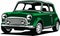 Classic vintage retro legendary British car Mini Morris