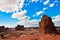 Classic Western Landscape in Arches National Park,Utah