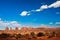 Classic Western Landscape in Arches National Park,Utah