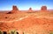 The Classic Western Landscape in Monument Valley ,Utah