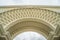 Classic white archway with delicate details