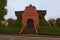 Classic wide-angle view of Golden Gate. It was the main gate in the 11th century fortifications of Kyiv, the capital of Kievan Rus