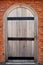 Classic wooden door, antique style