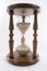 Classic wooden hourglass