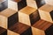 Classic wooden parquet pattern