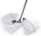 Classic yarn mop with replaceable working heads on white background