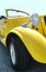 Classic yellow car