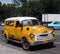 Classic Yellow And White Cuban Taxi