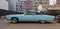 Classical American luxury car 1973 Lincoln Continental Coupe