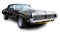 Classical American Mercury Cougar XR7 Convertible 1967. White background