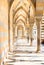 Classical arches of the Amalfi Cathedral, Amalfi city, Italy