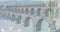 Classical architecture Bridge on reverse Five euro banknote