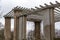 Classical architecture style arbor in Tiergarten park of Berlin Germany.