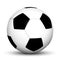 Classical Black and White 3D Soccer Ball