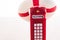 Classical British style Red phone booth