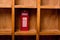 Classical British style Red phone booth