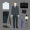 Classical businessman clothes