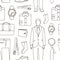 Classical businessman clothes pattern