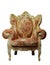 Classical chair w/ clipping path