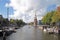 Classical city scenic from Amsterdam Netherlands