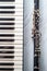 Classical Clarinet Piano Keyboard