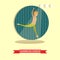 Classical dance concept vector illustration in flat style