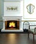 Classical designed fireplace